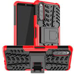 Sony Xperia 10 Iii      Heavy Duty Case    [Red]