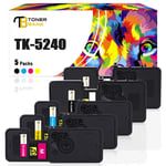 5x Toner Cartridge For Kyocera TK-5240 P5026cdn P5026cdw M5526cdn M5526cdw