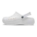 Crocs Baya Platform Clog White Size 8 UK Women