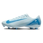 Nike Homme Zoom Vapor 16 Academy FG/MG Soccer Shoe, Glacier Blue/Blue Orbit, 41 EU