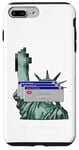 iPhone 7 Plus/8 Plus Cool New York City NYC Statue of Liberty USA Flag Design Case