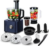 Food Processor, TopStrong 11-in-1 food processor and blender with Chopping 3 3.2