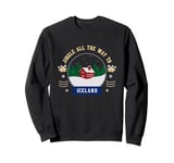 Jingle All The Way To Iceland - Icelandic Christmas Travel Sweatshirt