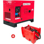 Mw Tools - Groupe électrogène diesel 10kW + station de ravitaillement 210L DG100EPACK1