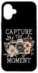 Coque pour iPhone 16 Plus Photographe Capture The Moment Appareil photo Photographie