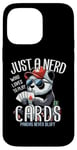 Coque pour iPhone 14 Pro Max Poker Panda Jeu de cartes à jouer Panda