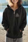 Dunken Valknut ziphoodie dam (S)