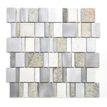 mosaik ws urban-mix r-angle quartzite/alloy mix 10/15/30/