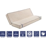 Literie Julien - Matelas Trés Ferme Pour tous Clic Clac 130x200 x 10 cm - Découpe Assise 70 cm - 5 zones de Confort - Noyau Poli Lattex hr Derniére