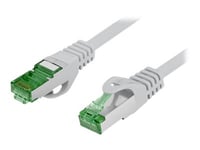 Lanberg Pcf7-10Cu - Patch-Kabel - Rj-45 (Hane) Till Rj-45 (Hane) - 1 M - 6.2 Mm - S/Ftp - Cat 7 - Formpressad, Hakfri, Halogenfri - Grå - För P/N: Pps6-0024-S, Pps6-1024-S, Ppu6-1024-B, Ppu6-1024-S, Ppu6-9012-B, Ppu6-9012-S