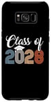 Coque pour Galaxy S8+ Class of 2028 School Senior 2028 Graduation