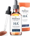 2.11 oz. Organic Hyaluronic Acid Serum for Face + Niacinamide, B5 & Vitamin C. 