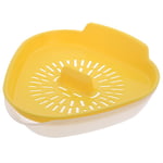 Egg Separator Egg Yolk and Egg White Separator with Storage Bowl Fits Up to 10 Eggs, Egg White Collecting Bowl Kitchen Gadgets Egg Tools WFSH (Color : Yellow)