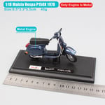 1:18 mittakaavassa Piaggio Vespa Scooter 98 PK 125 GTR P150X 300 MP5 Primavera GTS moottoripyörä moto pyörä painevalettu ajoneuvot lelut malli lapsille