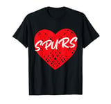 Red Heart My Name is Spurs First Name I Love Spurs T-Shirt