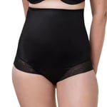 Triumph Women's True Shape Sensation Super HW Panty, BLACK