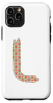 Coque pour iPhone 11 Pro Lettre rétro en gras hiboux - L - Design - Alphabet - Marqueur