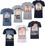 Family Guy Mens - Peter Griffin Fathers Day - T-shirt - Multicolured