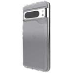 ZAGG Crystal Palace Coque pour Google Pixel 8 Pro – Finition Transparente avec Protection améliorée en graphène Contre Les Chocs, respectueuse de l'environnement avec 78% de Contenu recyclé,