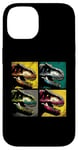 Coque pour iPhone 14 T-Rex Pop Art – Vintage T-Rex Dino Dinosaur Lover