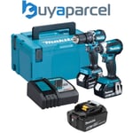 Makita 18v DLX2460T3J Brushless DHP487 Hammer Drill DTD153 Impact Driver 3X 5ah