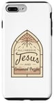 iPhone 7 Plus/8 Plus I Love Jesus and Crossword Puzzles Lover Christian Case