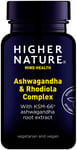 Higher Nature Ashwagandha & Rhodiola Complex 30 Capsules