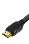 SiGN Flat HDMI til HDMI Kabel 4K, 2m - Svart