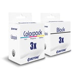 6x Eco Cartridge 3+3 Replaces Kodak 10B 10C NO10B NO10C 10XL NO10 XL NO10XL