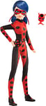 Bandai - Miraculous - Poupée - Ladybug Time to de-evilize - Poupée Mannequin articulée 26 cm - Licence Officielle Miraculous - Poupée Ladybug Costume Noir et Rouge - P50006