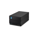 LaCie 2big Dock STLG48000400 - Baie de disques - 48 To - 2 Baies (SATA-600) - HDD 24 To x 2 - Thunderbolt 4, USB 3.2 Gen 2 (externe) - avec Plan de service de récupération des données d'une durée...