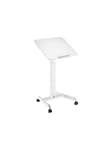 Deltaco OFFICE Height-adjustable workstation White Gaming Bord