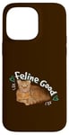 Coque pour iPhone 14 Pro Max Chat orange - Jeu de mots félin