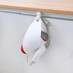 No-Punch Hair Dryer Hanging Bag White Hair Dryer Storage Rack  Bathroom