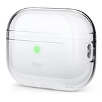 elago Coque Transparente Compatible avec Apple AirPods Pro 2ème Génération Étui - Housse de Protection, Antichoc, Ruban Gel Inclus, Recharge sans Fil, Réduit Le Jaunissement (Transparente)