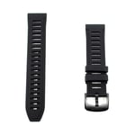 Black silicone strap Tissot T-Touch Connect Sport T603048907 T153420A 21mm