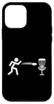 iPhone 12 mini Funny Disc Golf Player Stick Figure Disc Golf Case