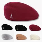 Kangol 504 Flat Cap Herrar Kvinnor Casual Basker Hatt Vinter Newsboy Caps För Herrar Kvinnor Kaki-vit L（58-60cm） Kaki-vit L（58-60cm）