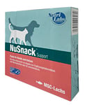 NutriLabs NuSnack® Lot de 25 sachets de 10 g de friandises pour Chiens et Chats - Friandises au goût de Saumon - Friandises pour Chats et Chiens pour médicaments, etc.