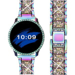 Kompatibel med Galaxy Watch FE 2024 40mm/Galaxy Watch 5 Band 40mm 44mm/ Galaxy Watch 4 Band 40mm 44mm med skyddande fodral, 20mm Bling