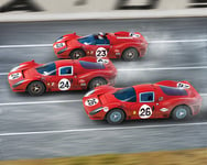 1967 Daytona 24 Triple Pack Modèle De Voiture Slot SCALEXTRIC