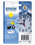 Epson 27XL Yellow Alarm Clock High Yield Genuine, DuraBrite Ultra Ink Cartridge 