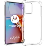 Insmat Impact Case -bakstycke, Motorola Edge 40 Pro, transparent