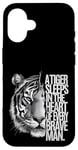 iPhone 16 Wild Tiger in Man Predator Cat Wild Cat Tiger Head Case