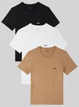 BOSS 3 Pack Classic T-shirt - Multi, Multi, Size Xl, Men