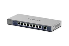 NETGEAR GS108MX - switch - 8 portar - ohanterad