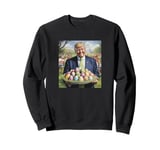 Trump Easter Egg Hunt Capitol Funny Easter Celebration Sweatshirt