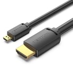 vention cable hdmi vers micro hdmi agibg 2.0 4k 1.5 m