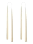 Kunstindustrien Hand Dipped Candles, 4 Pack Vit