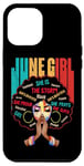 iPhone 14 Pro Max Black Queen June Birthday Girl Melanin Afro Diva Black Women Case